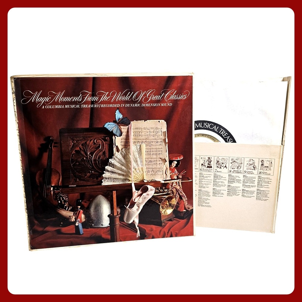 Columbia‎ Magic Moments World's Great Classics 10 LP Record Box Set VG